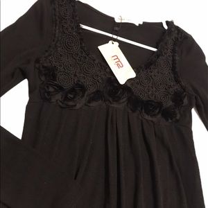 moon river dress with floral bust